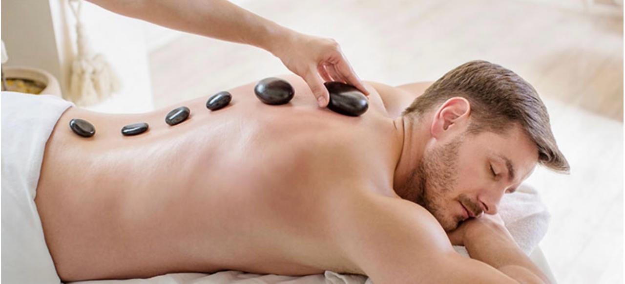Hot stone therapy